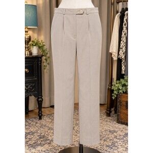 Petites by Inclinations Size 6P Women’s Beige Dress Pants 28x28 USA Made